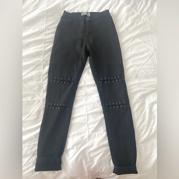 high rise black jeans - Picture 1 of 1